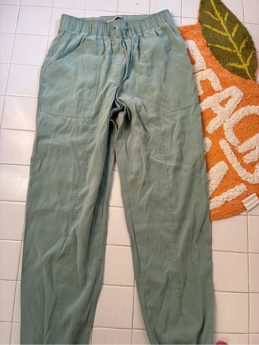 Abercrombie & Fitch Light Sage Green Jogger Pants
